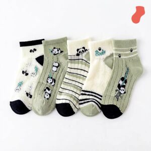 Panda & Bamboo Ankle Socks
